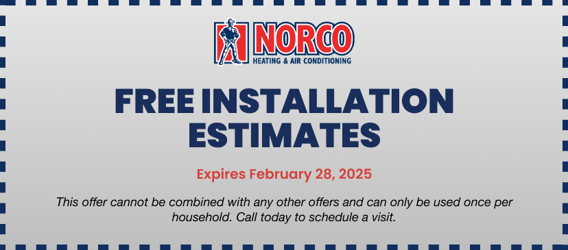 FREE INSTALLATION ESTIMATES special