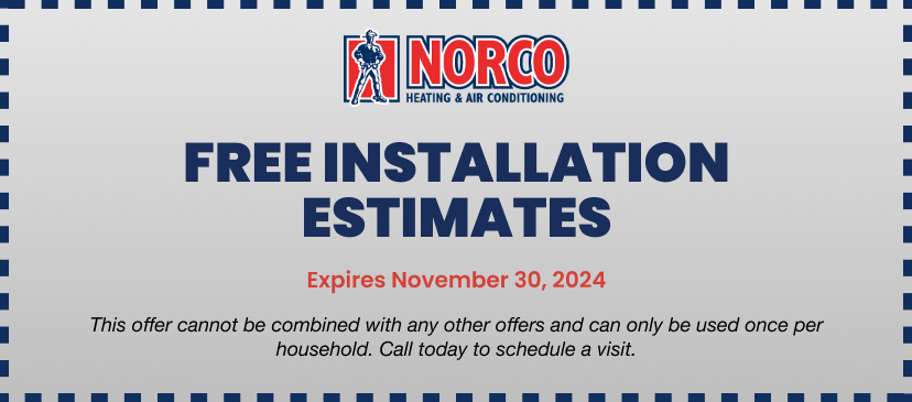 FREE INSTALLATION ESTIMATES special